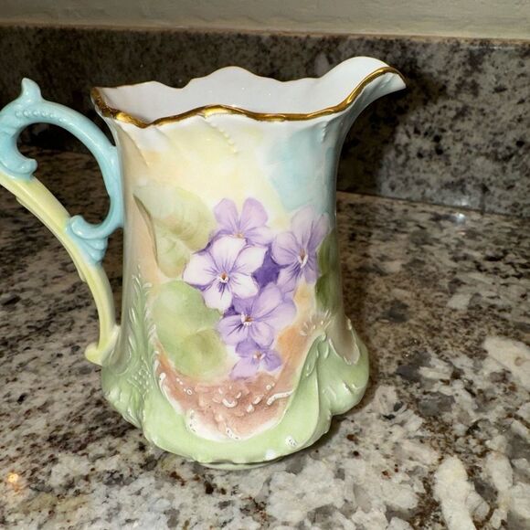 Victorian GT Carl Tielsch Germany Porcelain creamer - Picture 9 of 10